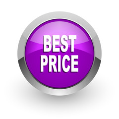 best price pink glossy web icon