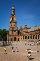 Obraz premium La Place d'Espagne à Séville