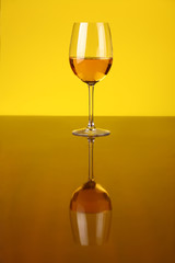Glass of white wine