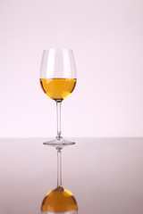 Glass of white wine