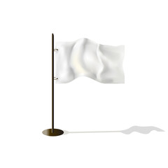white flag vector