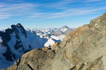 Snowy mountains