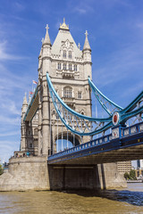 Fototapeta na wymiar Tower Bridge (1886 – 1894) over Thames - iconic symbol of London