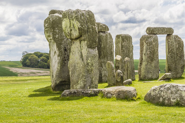 Ancient prehistoric stone monument Stonehenge near Salisbury, UK