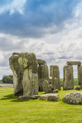 Ancient prehistoric stone monument Stonehenge near Salisbury, UK