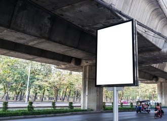 City Life with Advertising