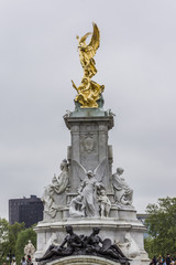 Fototapeta na wymiar Queen Victoria Memorial (1911) near Buckingham Palace, London UK