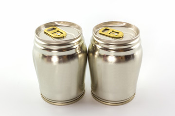 Aluminium tin can.