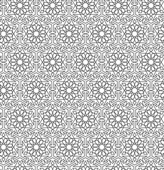 Arabian seamless net pattern