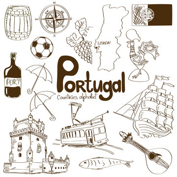 Collection of Portugal icons