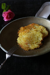 Stilleben Kartoffelpuffer