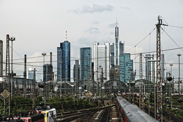 Frankfurt am Main mit Hauptbanhof