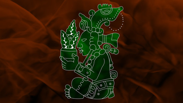 Maya - Yum Kaax - Green & Orange