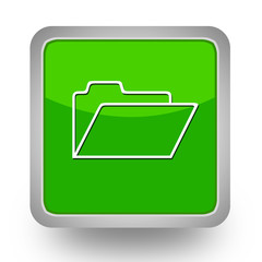 BOUTONS CARRES COLLECTION VERTE