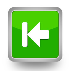 BOUTONS CARRES COLLECTION VERTE