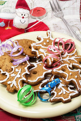 festive Christmas decorations and tasty cookies