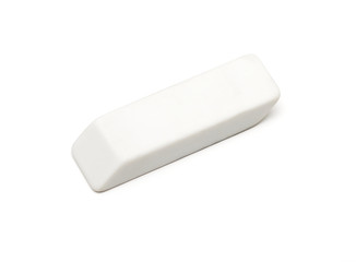 white eraser on a white background