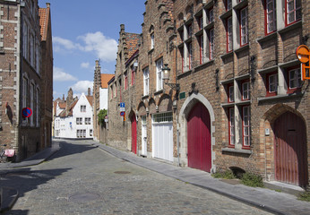 Fototapeta na wymiar Street in Bruges