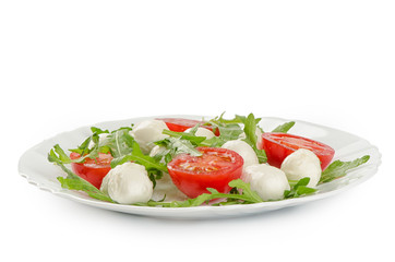 salad with tomatoes and mozzarella