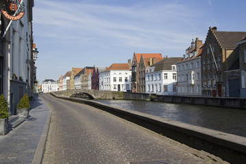 Naklejka na ściany i meble Bruges. Belgium
