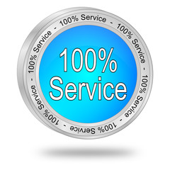 100% Service Button