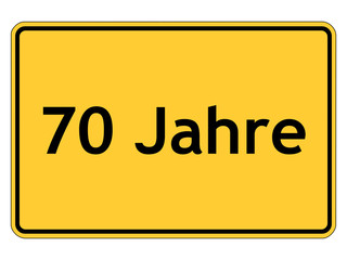70 Jahre
