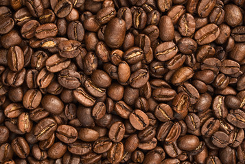 roasted coffee beans background