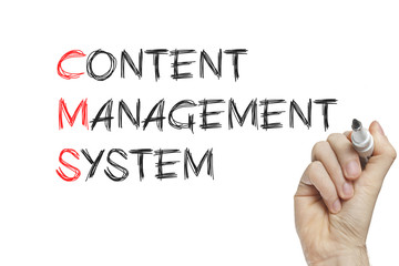 Hand writing content management system