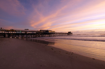 Fototapeta premium Sunrise at the pier