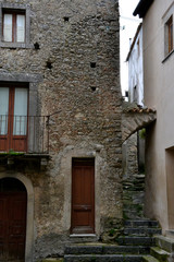 Fototapeta na wymiar Montalbano elicona - medieval village in Sicily