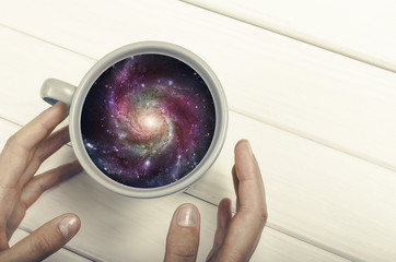Galaxy in the cup