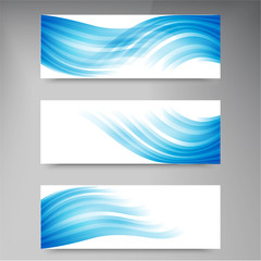 Obraz premium Set of modern vector banners with