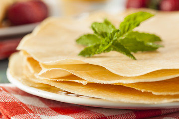 Delicious Homemade French Crepes