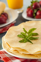 Delicious Homemade French Crepes