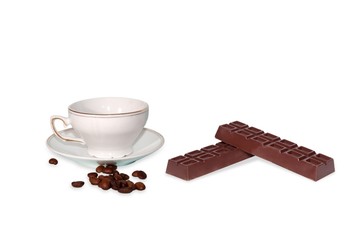 Cup and chokolate