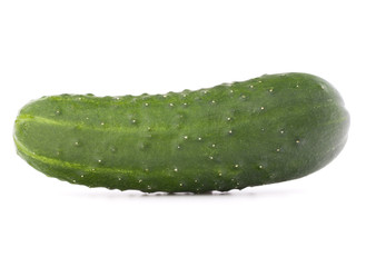 Cucumber vegetable  isolated on white background cutout