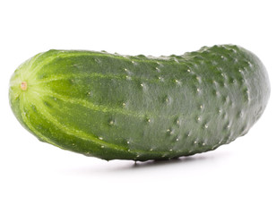 Cucumber vegetable  isolated on white background cutout