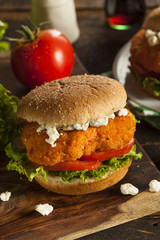 Homemade Buffalo Chicken Sandwich