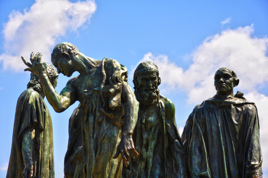 Los burgueses de Calais, Auguste Rodin, Francia