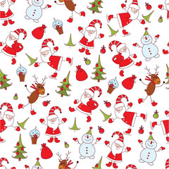 Christmas seamless pattern