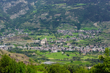 Fototapeta na wymiar Saint Pierre - Valle d'Aosta