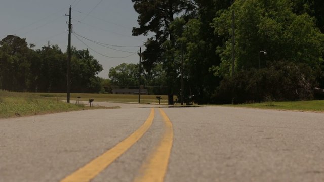 SUV - Driving by Sliding Camera