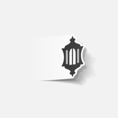 realistic design element: lantern