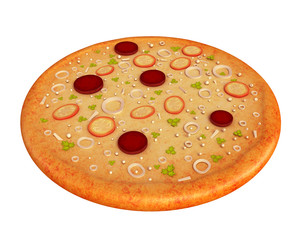 Pizza illustration