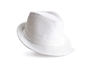 Men's Hat on White Background