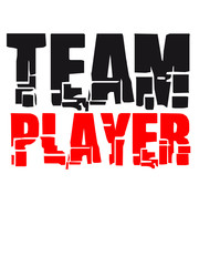 Word Logo Team Player