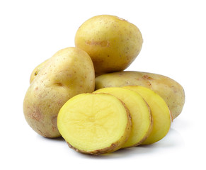 potato isolated on white background