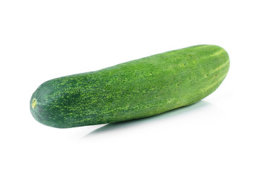 fresh cucumbers isolated on white