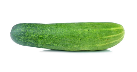 fresh cucumbers isolated on white
