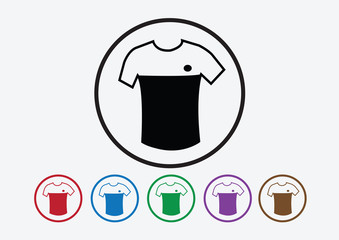 Apparel shirt and T-shirt Icon Clothing icons